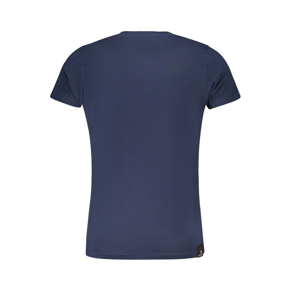 Accademia Militare T-Shirt aus blauer Baumwolle