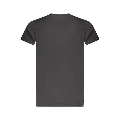 Accademia Militare Schwarzes T-Shirt aus Baumwolle