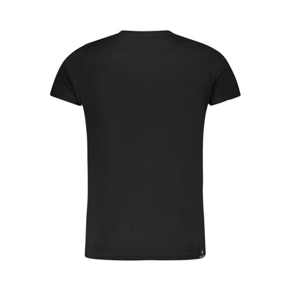 Accademia Militare Schwarzes T-Shirt aus Baumwolle