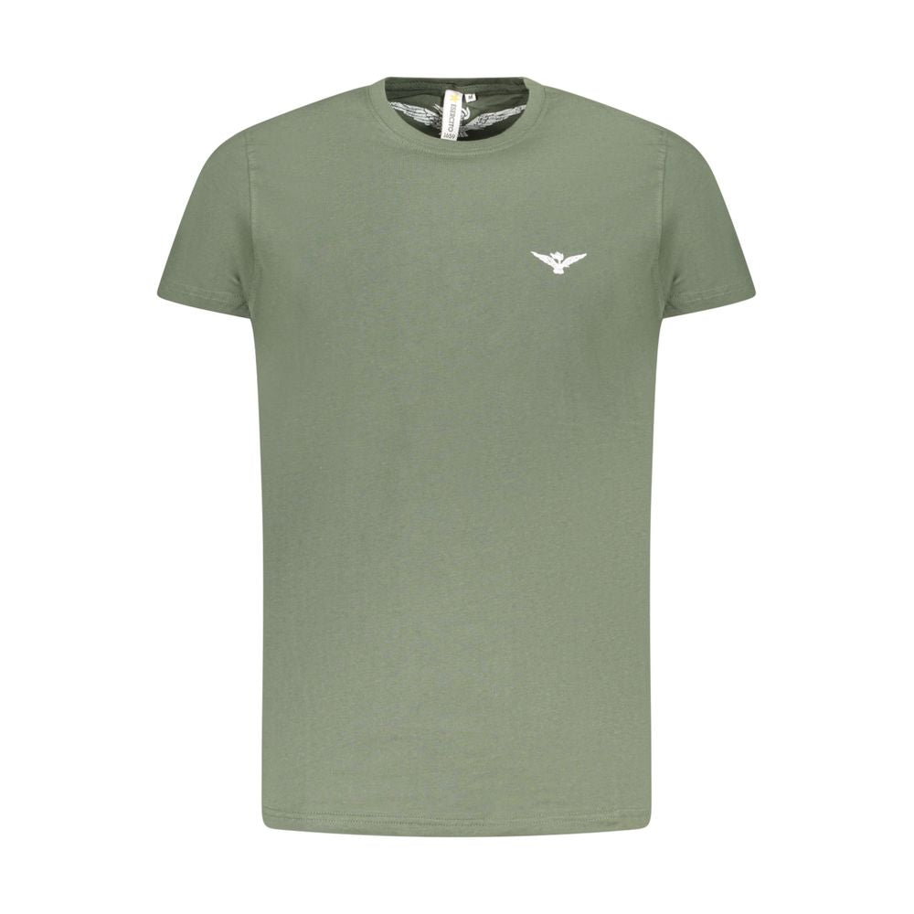 Accademia Militare T-Shirt aus grüner Baumwolle
