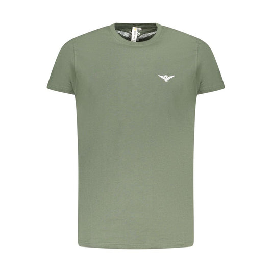 Accademia Militare T-Shirt aus grüner Baumwolle