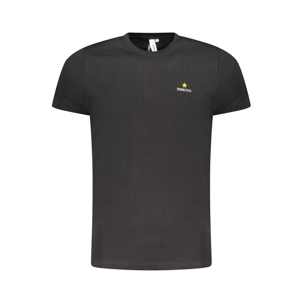Esercito 1659 Schwarzes T-Shirt aus Baumwolle