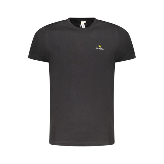 Esercito 1659 Schwarzes T-Shirt aus Baumwolle