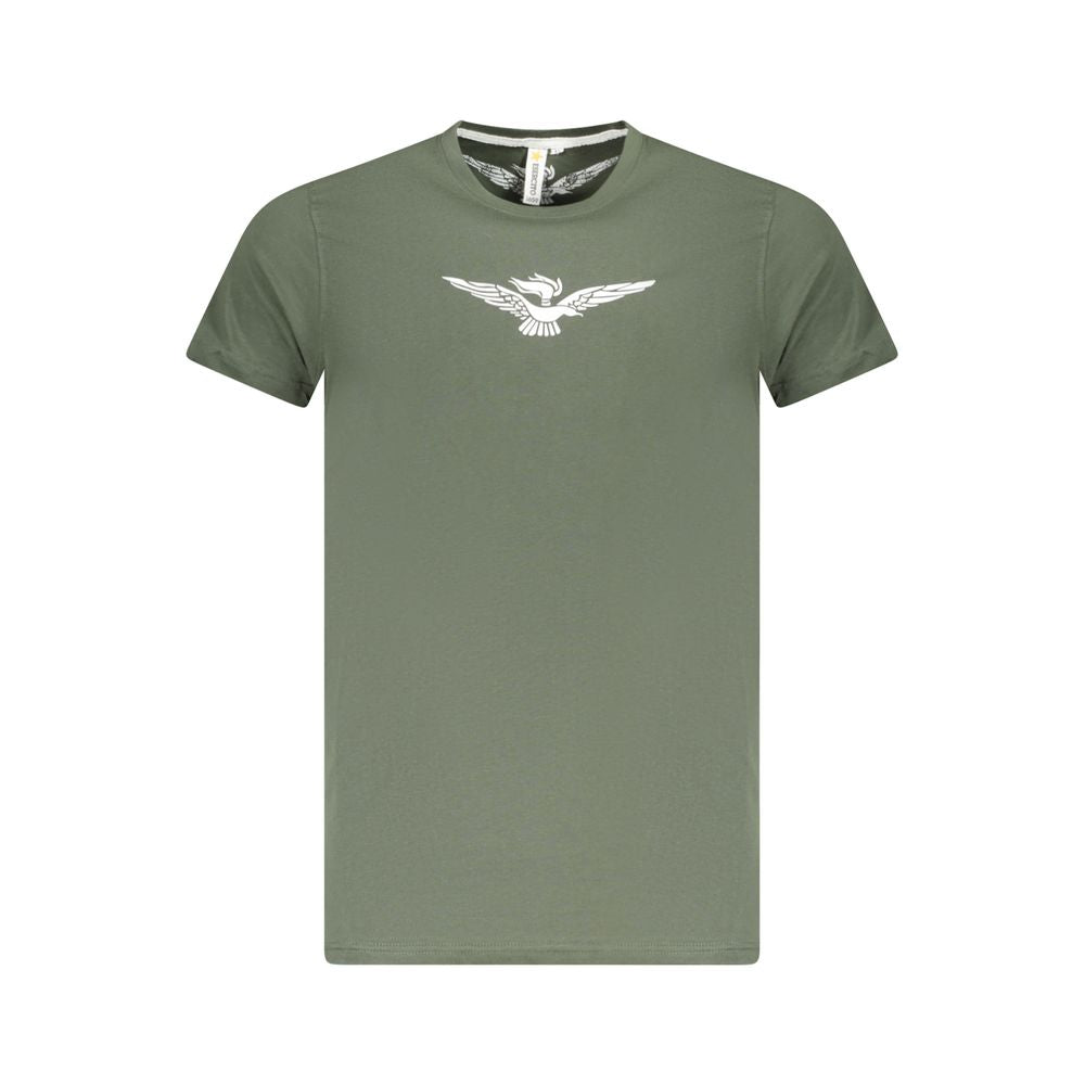Accademia Militare T-Shirt aus grüner Baumwolle