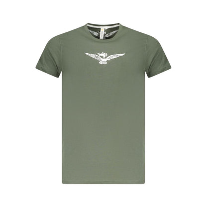 Accademia Militare T-Shirt aus grüner Baumwolle