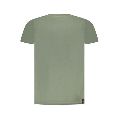 Accademia Militare T-Shirt aus grüner Baumwolle