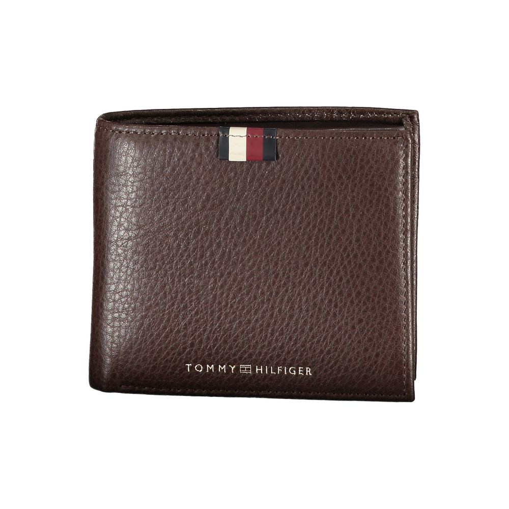 Tommy Hilfiger Braunes Leder Portemonnaie
