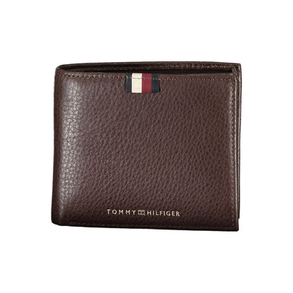 Tommy Hilfiger Braunes Leder Portemonnaie
