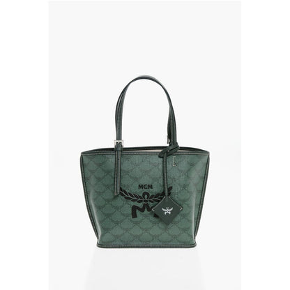 MCM Monogramm Öko-Leder HIMMEL Tragetasche