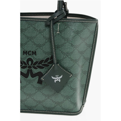 MCM Monogramm Öko-Leder HIMMEL Tragetasche