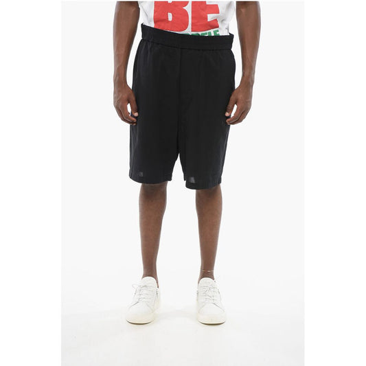Ami Alexandre Mattiussi Baumwollshorts mit elastischem Bund