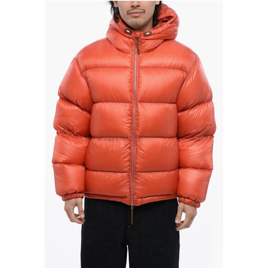 Jil Sander Rip-Stop gesteppte Daunenjacke mit Kapuze