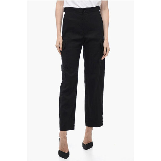Bally Cargo-Hose aus Leinenmischung mit Martingal