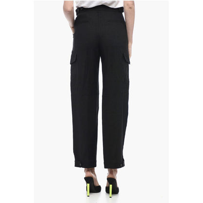 Bally Cargo-Hose aus Leinenmischung mit Martingal