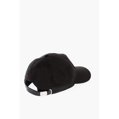 Alexander McQueen Einfarbige Kappe mit gesticktem Logo