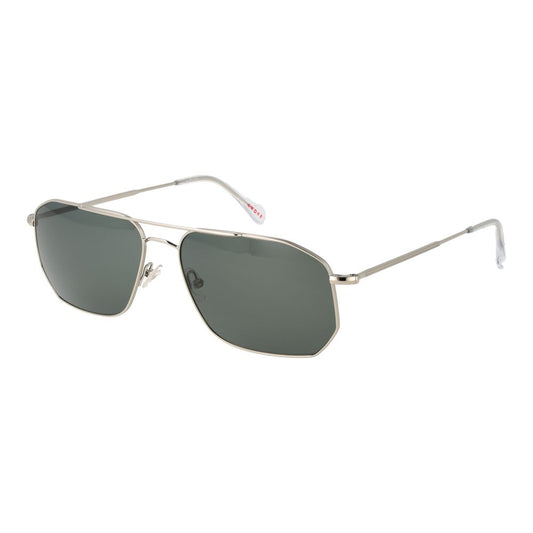 Andy Wolf Silberne Männer-Sonnenbrille