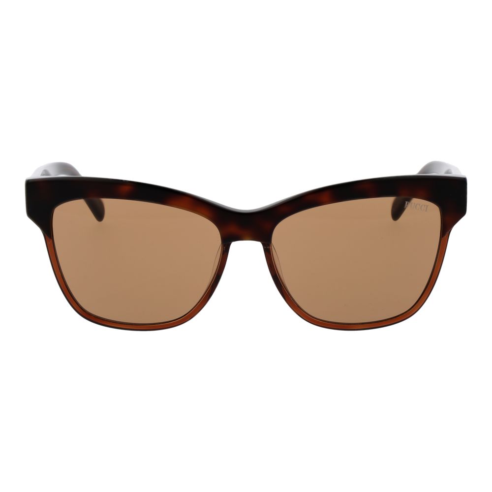 Emilio Pucci Braun Frauen Sonnenbrille