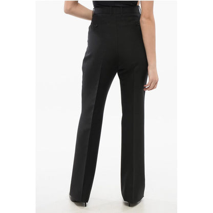 Gucci Hose mit weitem Bein aus Seide und Wolle