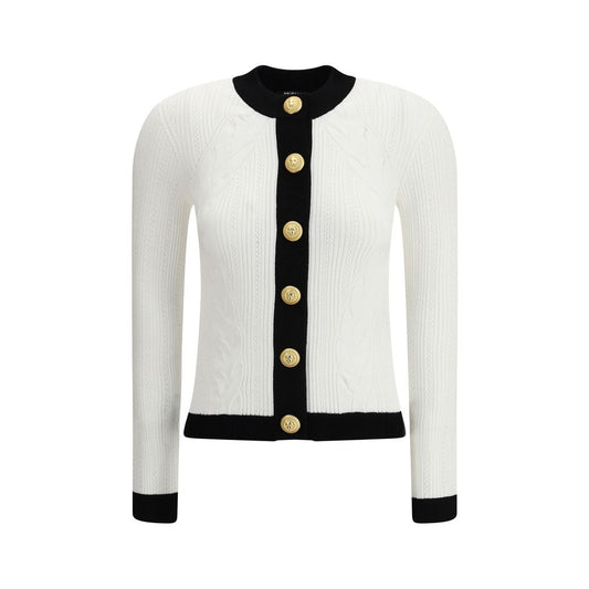 Balmain Cardiga mit Kontrastbesatz