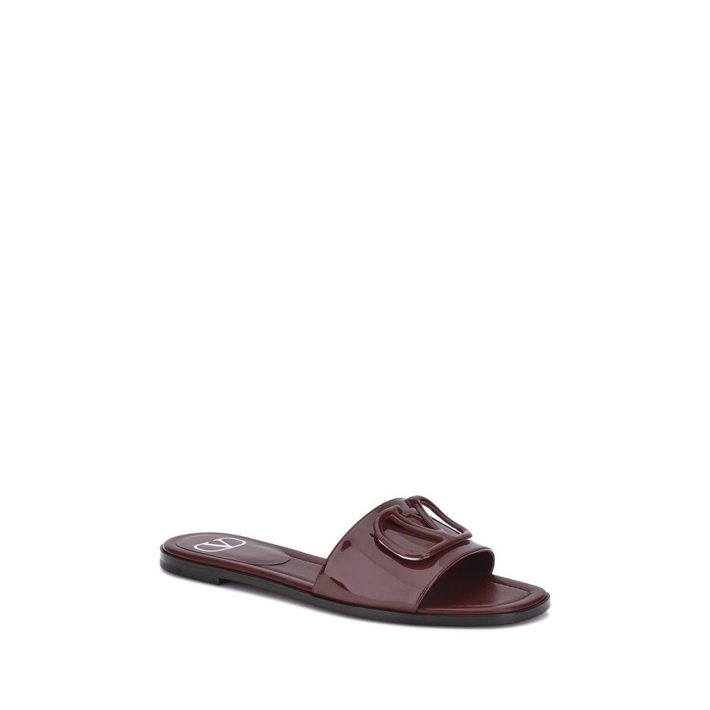 Valentino Garavani VLogo-Sandalen aus Lackleder