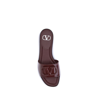 Valentino Garavani VLogo-Sandalen aus Lackleder