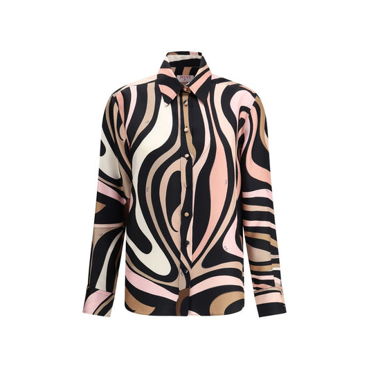 Emilio Pucci Hemd mit Marmordruck