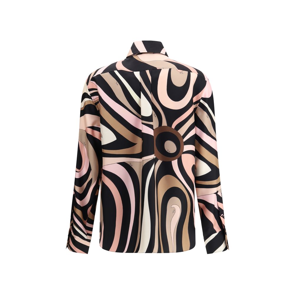 Emilio Pucci Hemd mit Marmordruck
