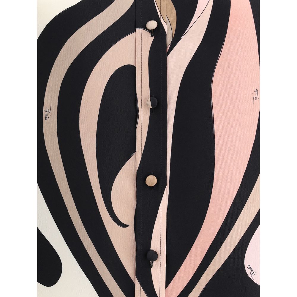 Emilio Pucci Hemd mit Marmordruck