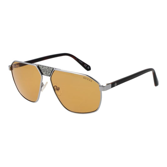 Guess Silberne Männer-Sonnenbrille