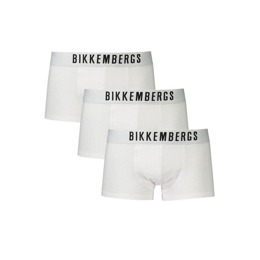 Bikkembergs Weiße Baumwollunterwäsche