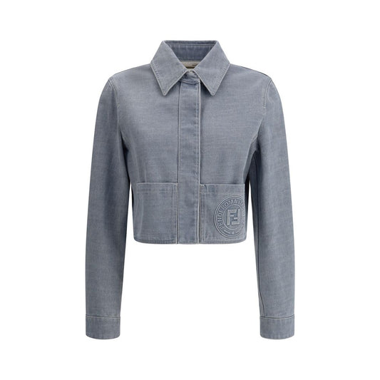 Fendi Gekürzte Jeansjacke