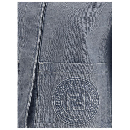 Fendi Gekürzte Jeansjacke