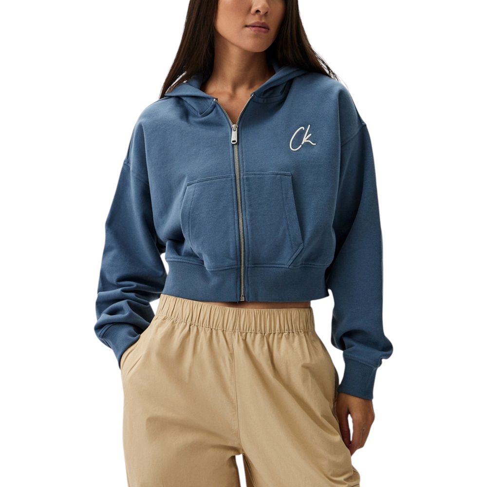 Calvin Klein Jeans Hellblauer Baumwollpullover