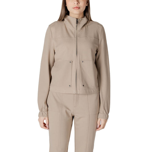 Street One Beige Viskose Jacken &amp
