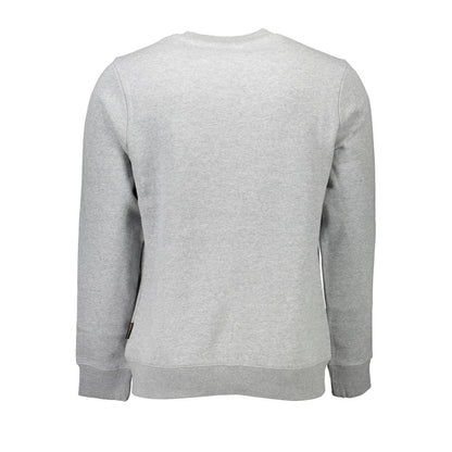 Napapijri Grauer Baumwollpullover für Männer