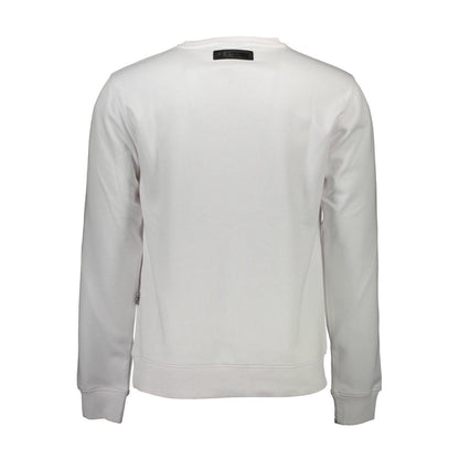 Plein Sport Weißer Baumwollpullover für Männer