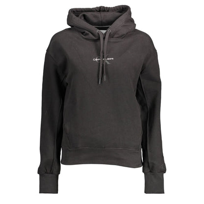 Calvin Klein Schwarzer Baumwollpullover für Frauen