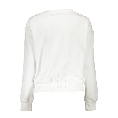 Calvin Klein Weißer Baumwollpullover für Frauen