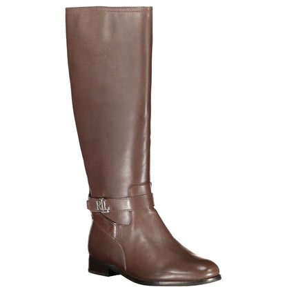 Ralph Lauren Braunes Leder Knöchel