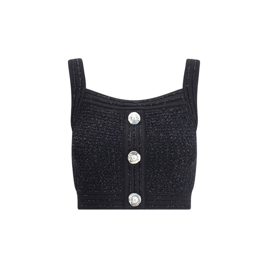 Balmain RIEMEN LEICHTES TWEED-OBERTEIL