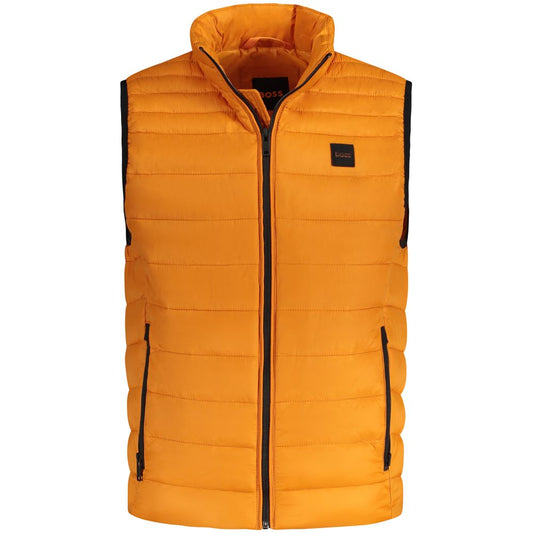 Hugo Boss Orangefarbene Polyamid-Jacke
