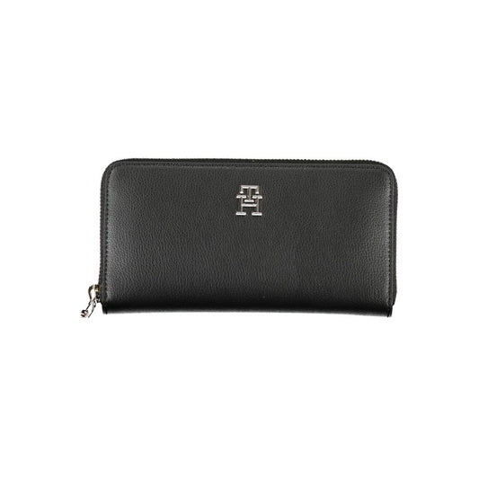 Tommy Hilfiger Schwarzes Polyester Portemonnaie