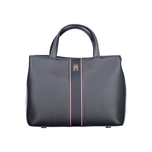 Tommy Hilfiger Blaue Polyethylen-Handtasche