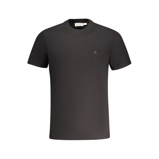 Calvin Klein Schwarzes T-Shirt aus Baumwolle
