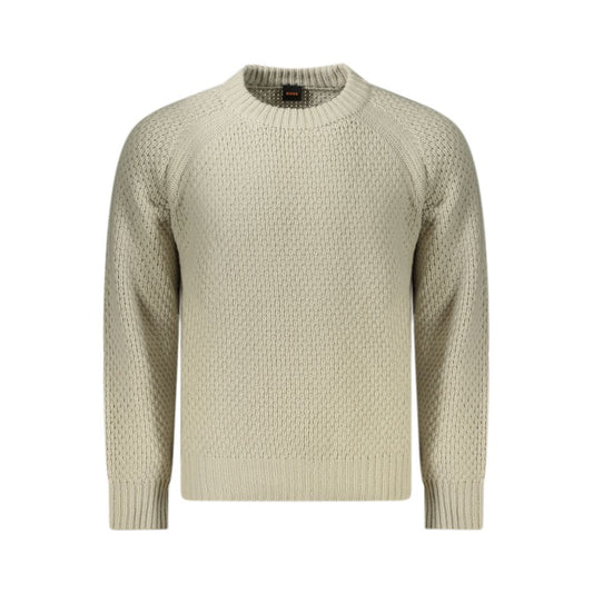 Hugo Boss Beigefarbener Pullover aus Wolle