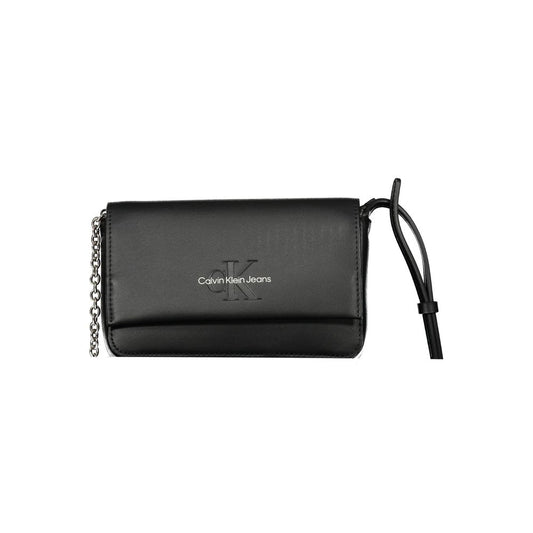 Calvin Klein Schwarze Polyester Handtasche