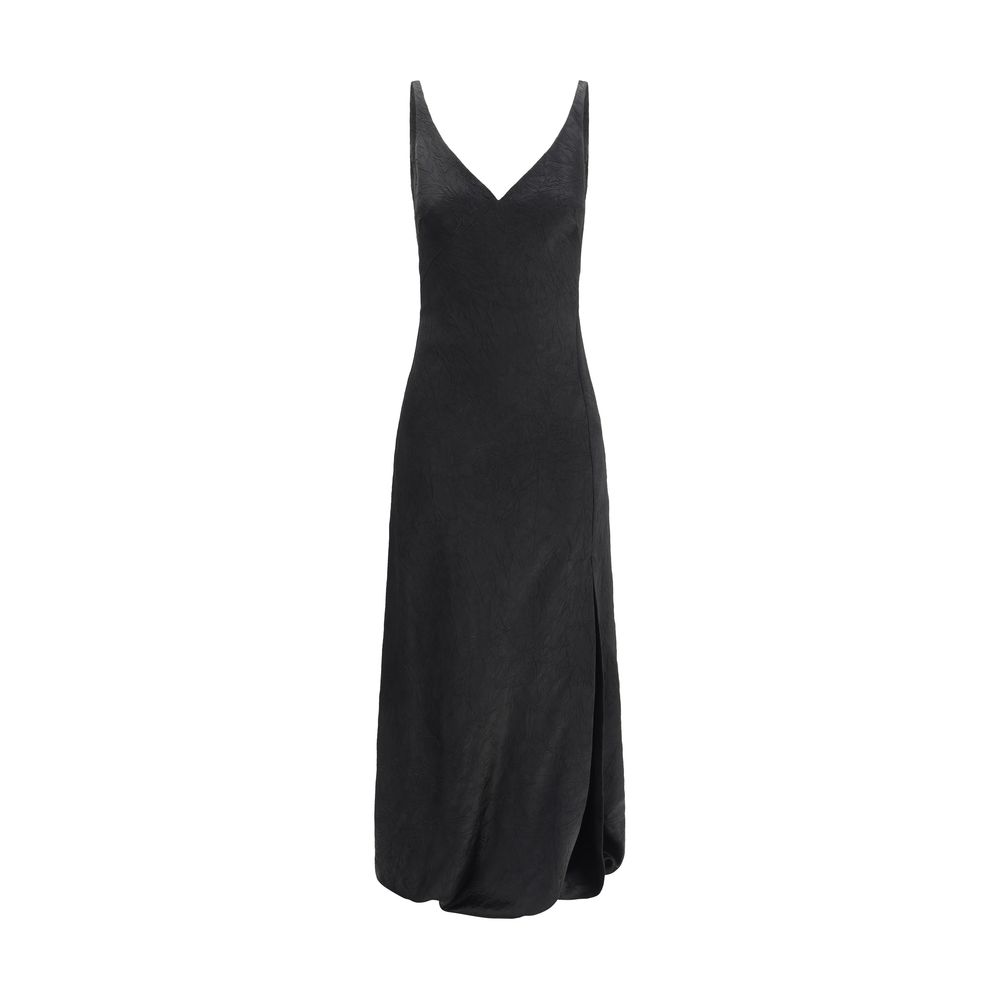 Alexander McQueen Rissiges Finish Langes Kleid