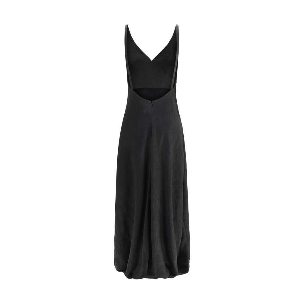 Alexander McQueen Rissiges Finish Langes Kleid
