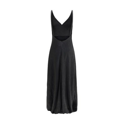 Alexander McQueen Rissiges Finish Langes Kleid