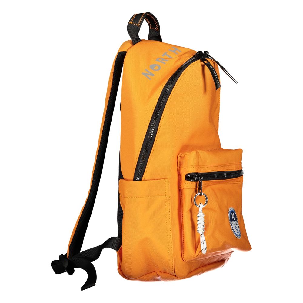 North Sails Orangefarbener Polyester-Rucksack